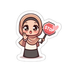 Charger l'image dans la galerie, đđ§ "Stop " â Le sticker qui apprend Ă  poser des limites avec douceur et foi đđ