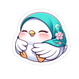 🕊️💖 "Câlin Halal" – Le sticker qui réchauffe les cœurs sans un mot 🌙