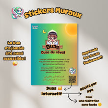 Charger l&#39;image dans la galerie, 🌟 Sticker Mural Dua du Réveil - Kawaii Muslim 🌟

