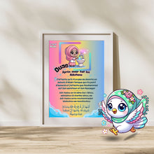 Charger l&#39;image dans la galerie, Sticker Mural Dua après Ablutions🥰 - Kawaii Muslim (Édition Aya)
