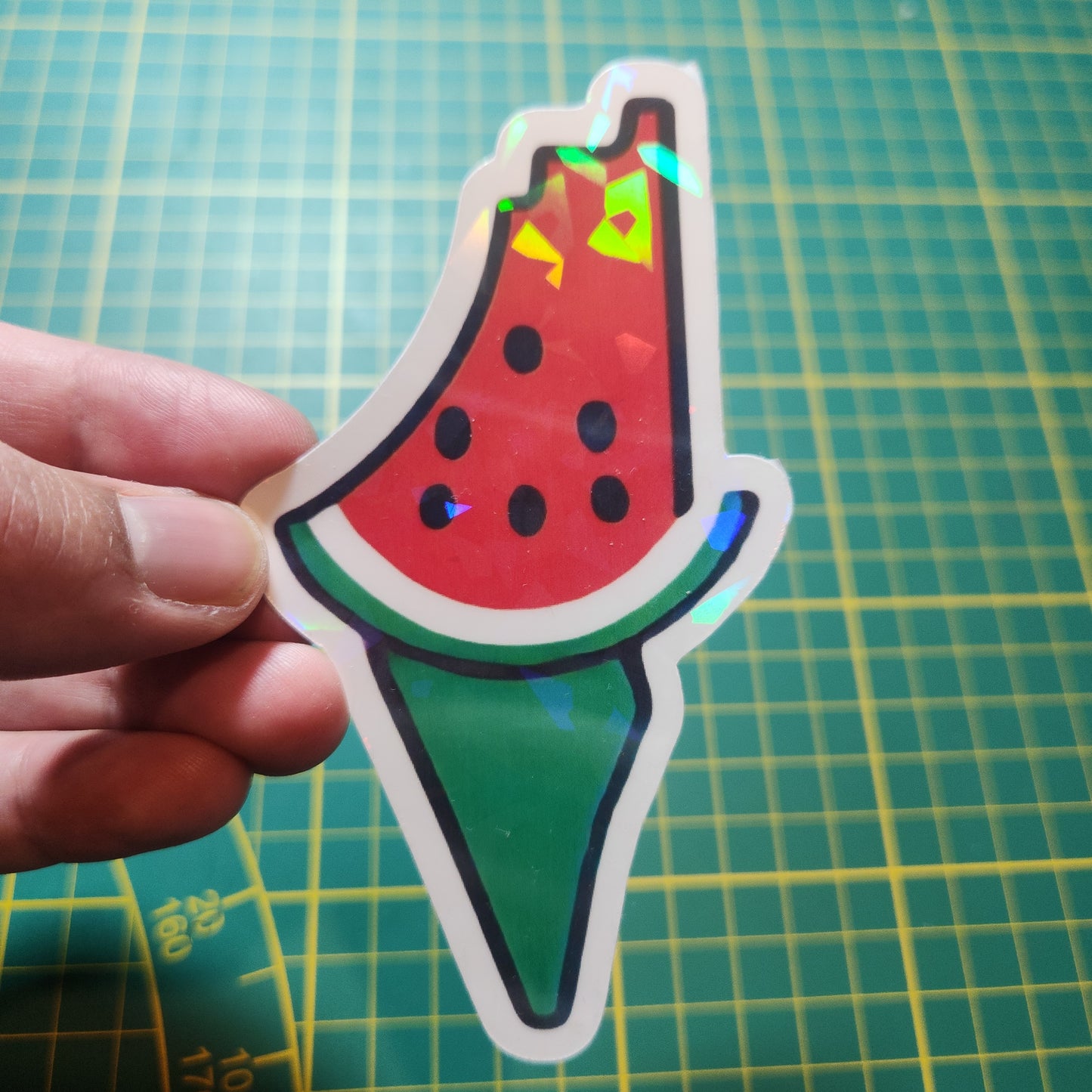 Sticker Carte de la Palestine  🍉