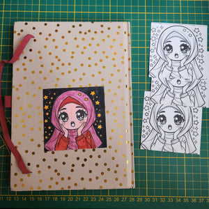 Sticker à Colorier "Surprise Kawaii"