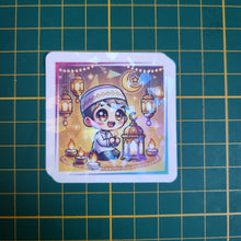 Charger l&#39;image dans la galerie, Sticker &quot;Lanternes de Ramadan&quot; avec Ali | Kawaii Muslim
