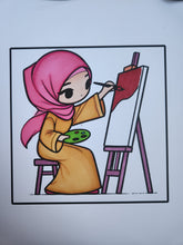 Charger l&#39;image dans la galerie, Coloriage Aya l&#39;artiste : Exprimez votre créativité !
