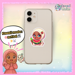 🍉🌼 "Douceur d’été halal" – Le sticker qui sent le soleil et l’innocence ☀️ (Palestine)
