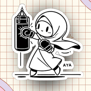 🌙 Livre de Coloriage – Kawaii Muslim, Style Cosy & Poétique 🖤✨