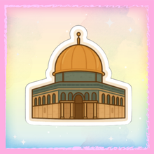 Charger l&#39;image dans la galerie, 🏔️✨ Sticker &quot;Quds dans ton cœur&quot; – L’émotion d’Al-Aqsa, à coller partout 🇵🇸🕌
