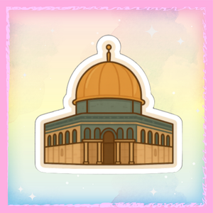 🏔️✨ Sticker "Quds dans ton cœur" – L’émotion d’Al-Aqsa, à coller partout 🇵🇸🕌