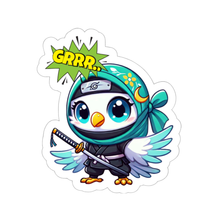 Charger l&#39;image dans la galerie, 🐤⚔️ &quot;Kawaii Ninja&quot; – Le sticker qui protège avec style et foi 🥷🌙
