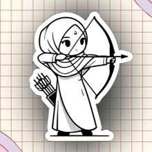 Charger l&#39;image dans la galerie, 🌙 Livre de Coloriage – Kawaii Muslim, Style Cosy &amp; Poétique 🖤✨
