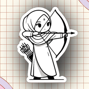 🌙 Livre de Coloriage – Kawaii Muslim, Style Cosy & Poétique 🖤✨