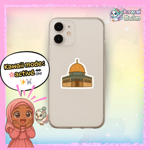 🏔️✨ Sticker "Quds dans ton cœur" – L’émotion d’Al-Aqsa, à coller partout 🇵🇸🕌