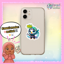 Charger l&#39;image dans la galerie, 🐤⚔️ &quot;Kawaii Ninja&quot; – Le sticker qui protège avec style et foi 🥷🌙
