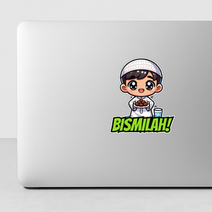 Sticker "Bismillah" avec Ali - Ramadan | Kawaii Muslim