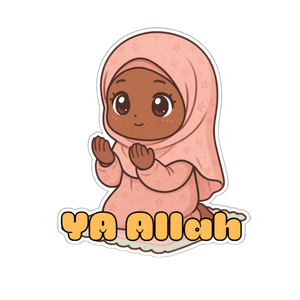 🧕🌸 "Ya Allah" – Le sticker qui parle directement au cœur 💞