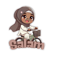 Charger l&#39;image dans la galerie, ✨ &quot;Salam sur deux roues&quot; – Le sticker qui roule droit au cœur 💞
