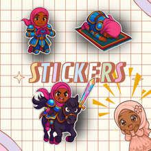 Charger l&#39;image dans la galerie, 🌟Box Coloriage Kawaii Muslim – 🔥Aya et l&#39;armure de lumière🔥 ✨
