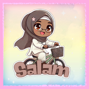 ✨ "Salam sur deux roues" – Le sticker qui roule droit au cœur 💞