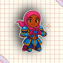 Charger l&#39;image dans la galerie, 🌟Box Coloriage Kawaii Muslim – 🔥Aya et l&#39;armure de lumière🔥 ✨
