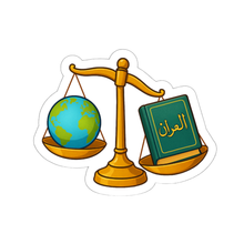 Charger l&#39;image dans la galerie, ⚖️📖 &quot;Le Coran, notre équilibre&quot; – Le sticker qui remet le cœur à sa place 🌍💚
