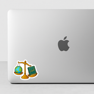 ⚖️📖 "Le Coran, notre équilibre" – Le sticker qui remet le cœur à sa place 🌍💚