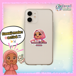 🌸 Sticker Holographique "Sourire est une Sunna" 🌸