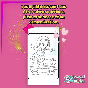 🌟 Hijabi Girls - Livre de Coloriage à Télécharger (55 pages) 🌟