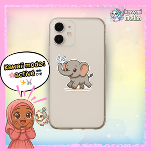 🐘📖 "L’éléphant du miracle" – Le sticker tout mignon inspiré de la sourate Al-Fîl 💥🌙