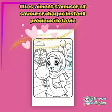 Charger l&#39;image dans la galerie, 🌟 Hijabi Girls - Livre de Coloriage à Télécharger (55 pages) 🌟
