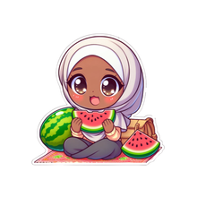 Charger l&#39;image dans la galerie, 🍉🌼 &quot;Douceur d’été halal&quot; – Le sticker qui sent le soleil et l’innocence ☀️ (Palestine 2)
