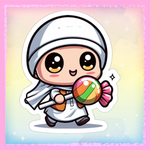 Charger l&#39;image dans la galerie, 🍭🤍 &quot;Petite douceur, grand Bismillah&quot; – Le sticker qui fait briller les cœurs et les bonbons ✨🧒
