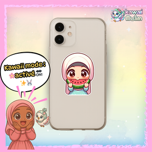 🍉🌼 "Douceur d’été halal" – Le sticker qui sent le soleil et l’innocence ☀️ (Palestine 3)