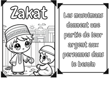 Charger l&#39;image dans la galerie, E-Coloriage (PDF) : Les 5 Piliers de l&#39;Islam
