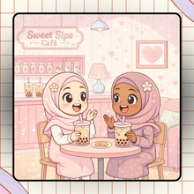 Charger l'image dans la galerie, 🧋 Bubble Tea Time – Livre de Coloriage Hijabi (Version Digitale à Télécharger)
