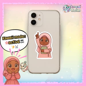 📖🧕 "Il n’y a de divinité qu’Allah" – Le sticker qui élève le cœur vers l’Essentiel ☝️🌙