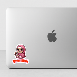 🍬🧕 "Bismillah avant les douceurs" – Le sticker qui allie gourmandise et spiritualité 💗🍫