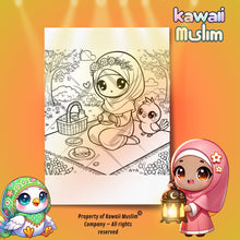 Charger l&#39;image dans la galerie, 🥰Pique-Nique avec Aya : Coloriage Kawaii 🥰
