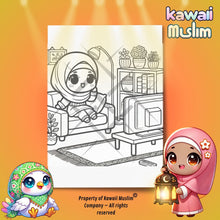 Charger l&#39;image dans la galerie, 🥰Tv-Time avec Aya : Coloriage Kawaii 🥰
