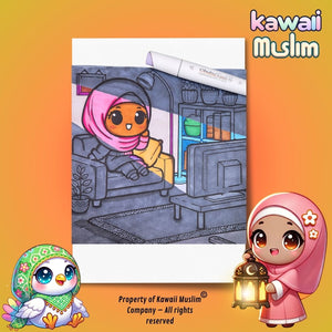 🥰Tv-Time avec Aya : Coloriage Kawaii 🥰