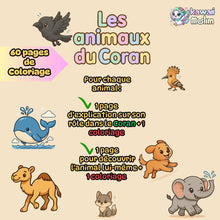 Charger l&#39;image dans la galerie, Les Animaux dans le Coran – Livre de coloriage
