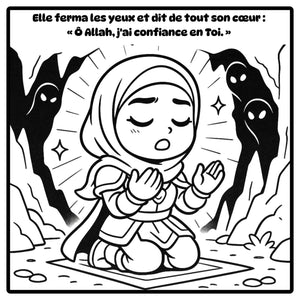 🔥Aya et l'armure de lumière🔥Coloriage prêt à imprimer 🎨
