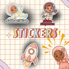 Charger l&#39;image dans la galerie, Box Coloriage Kawaii Muslim –  Aya &amp; Ali à la découverte du 🚀Système Solaire 🌍
