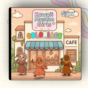 🌟 Hijabi Girls - Livre de Coloriage 🌟