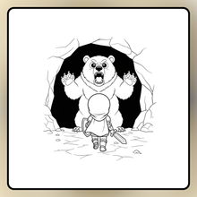 Charger l&#39;image dans la galerie, 🌟Box Coloriage Kawaii Muslim – 🔥Aya et l&#39;armure de lumière🔥 ✨
