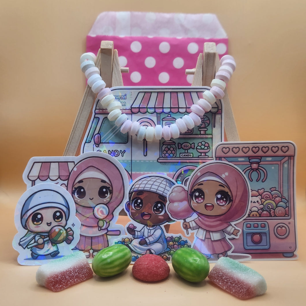 🎀 Candies Stick🎀+ e-coloriage Les 5 piliers de l’Islam
