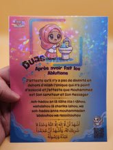 Charger l&#39;image dans la galerie, Sticker Mural Dua après Ablutions🥰 - Kawaii Muslim (Édition Aya)
